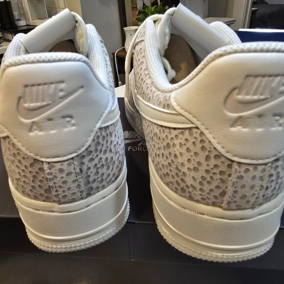 Nike Air Force 1 '07 PRM Phantom Metallic Silver Sail FV6519-001 MENS 10 W 11.5 - Picture 6 of 9